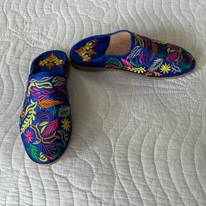 Moroccan slip-ons.